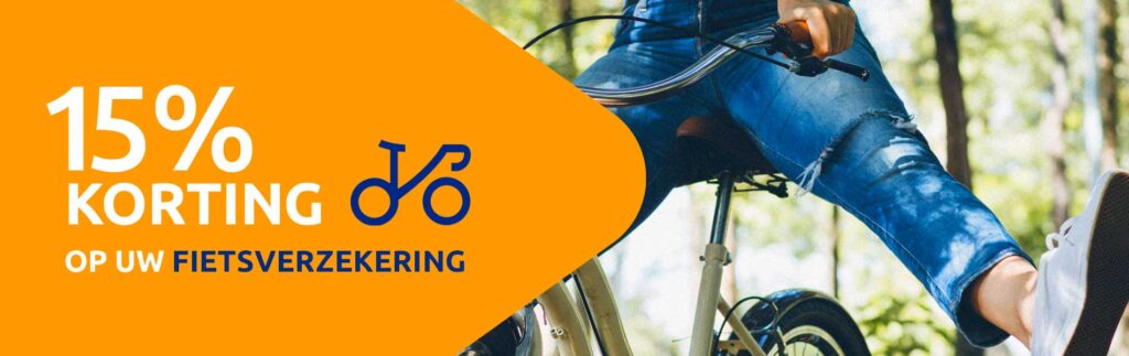 15% korting op uw fietsverzekering